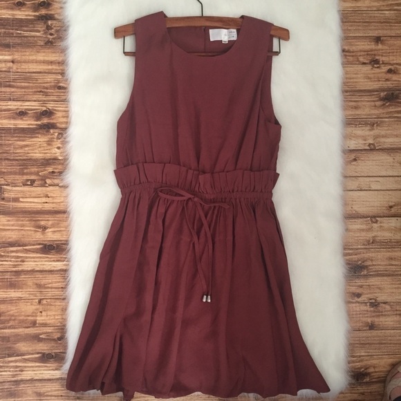J.O.A. Ruffle Paperbag Waist sleeveless Mini Dress - Picture 6 of 8